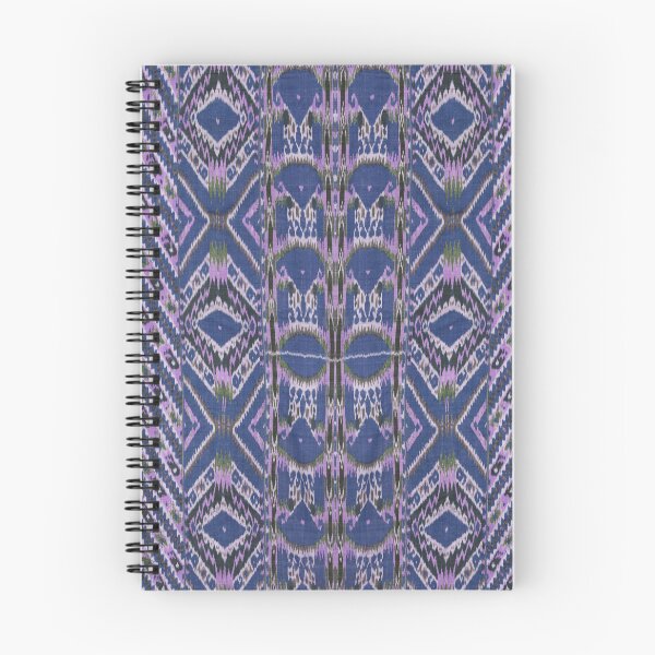 Item preview, Vintage Woven Fabric Pattern Blues and Pinks designed and sold by Hybridized.