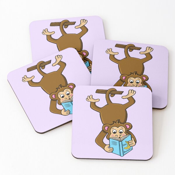Item preview, Monkey Reading designed and sold by Katy Vaughan.