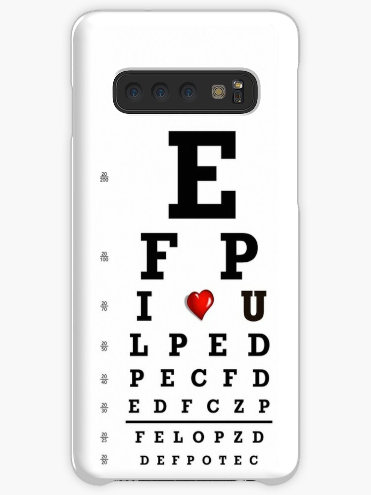 Snellen Eye Chart For Phone