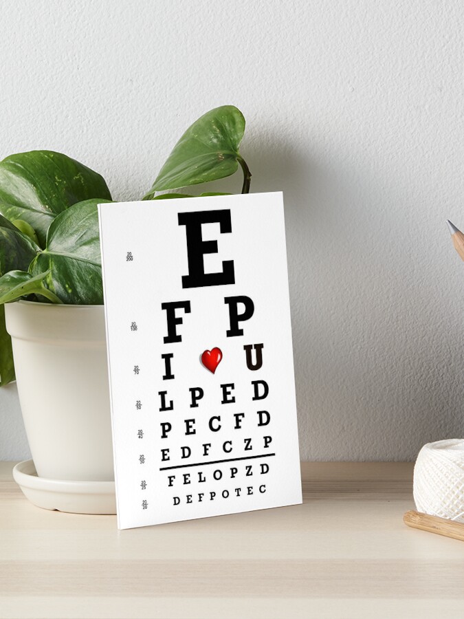 Snellen Eye Chart Custom Personalized Printable Bridal Shower Thank You  Congrats Optometrist Wall Art Gift