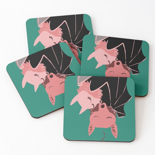 Item preview, Bat Hugs for a pink Halloween designed and sold by belettelepink.