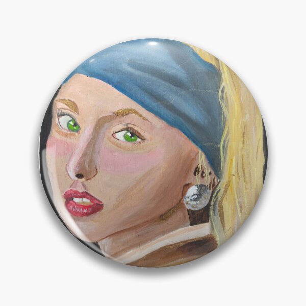 Item preview, Girl with pearl earring painting. designed and sold by Artandstonesgr.