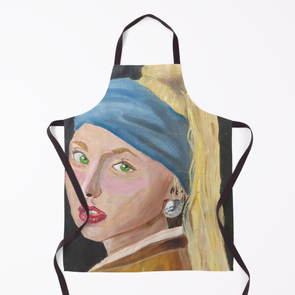 Item preview, Girl with pearl earring painting. designed and sold by Artandstonesgr.