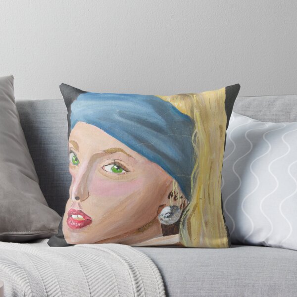 Item preview, Girl with pearl earring painting. designed and sold by Artandstonesgr.