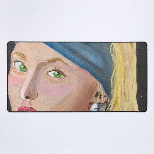 Item preview, Girl with pearl earring painting. designed and sold by Artandstonesgr.