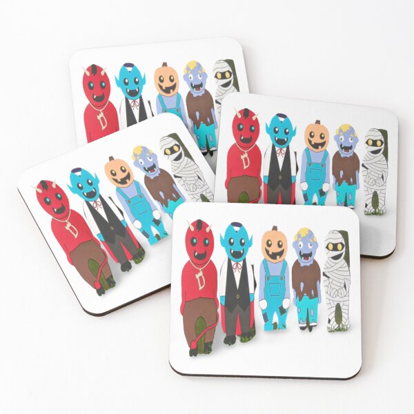 Item preview, Funny cheerful five inseparable friends designed and sold by ErisMerch.