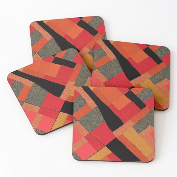 Item preview, Red and Orange Patchwork designed and sold by BuraxisDesigns.