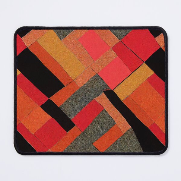 Item preview, Red and Orange Patchwork designed and sold by BuraxisDesigns.