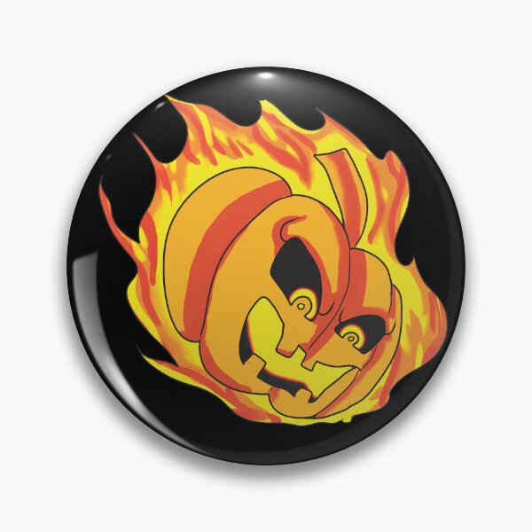 Item preview, Flaming Pumpkin designed and sold by WellCorsair.