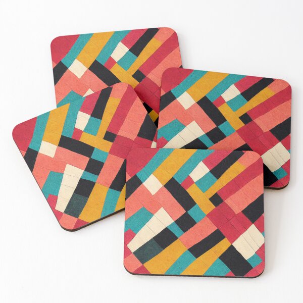 Item preview, Red and Orange Patchwork designed and sold by BuraxisDesigns.