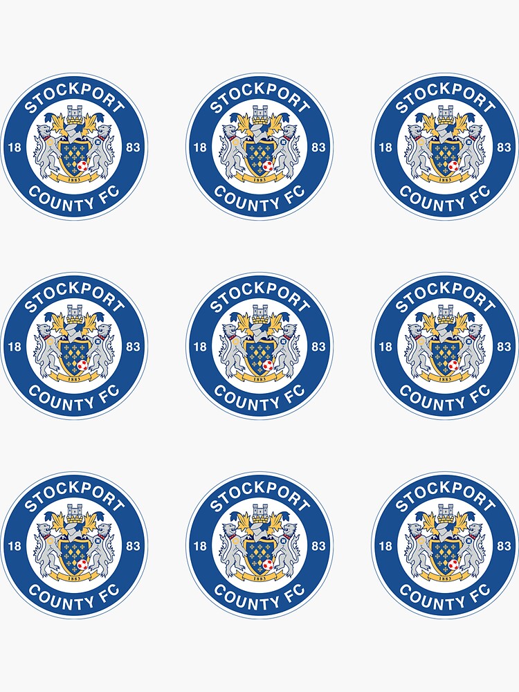 "Stockport County FC Logo (9 Pack)" Sticker for Sale by PPGoods Redbubble