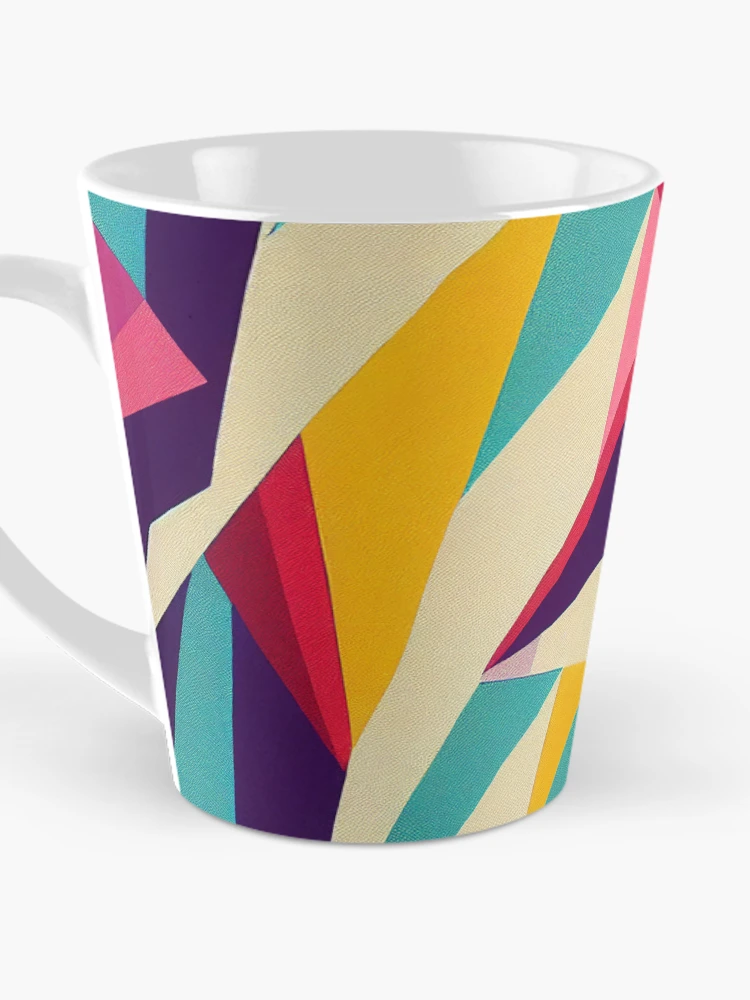 Thumbnail 3 of 4, Coffee Mug, Retro Patchwork designed and sold by BuraxisDesigns.