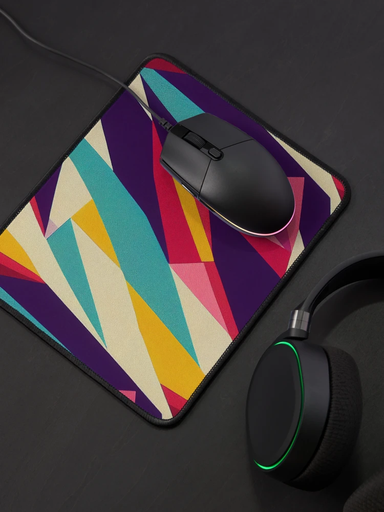 Thumbnail 4 of 5, Mouse Pad, Retro Patchwork designed and sold by BuraxisDesigns.