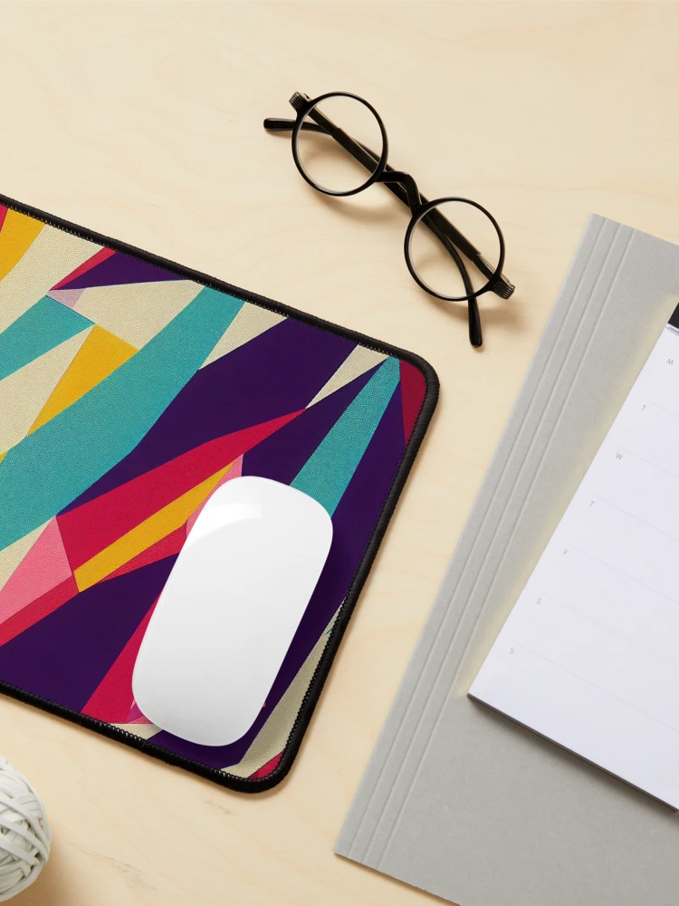 Thumbnail 3 of 5, Mouse Pad, Retro Patchwork designed and sold by BuraxisDesigns.