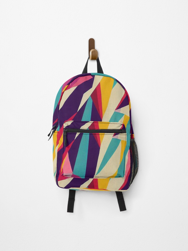 Thumbnail 1 of 3, Backpack, Retro Patchwork designed and sold by BuraxisDesigns.