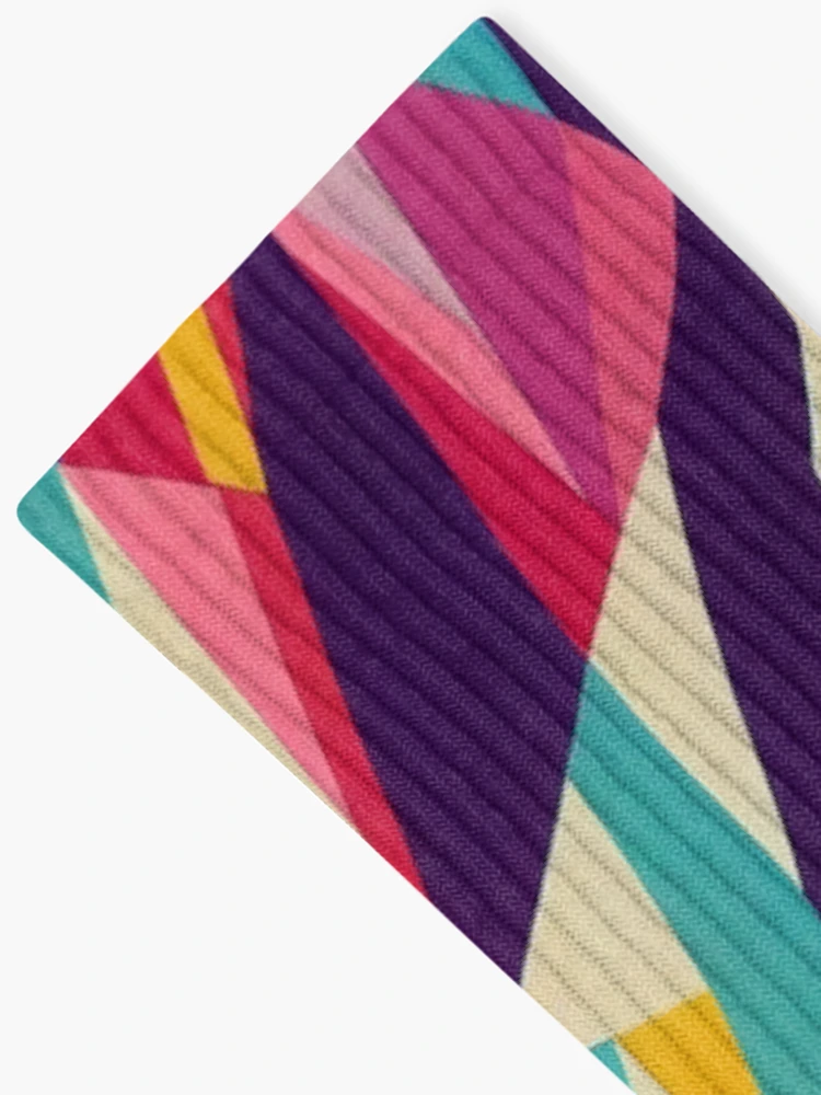 Thumbnail 2 of 5, Socks, Retro Patchwork designed and sold by BuraxisDesigns.