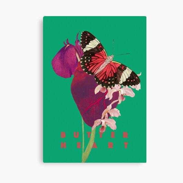 Your Heart Flower is the Butterfly 4 Canvas Print