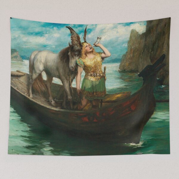Item preview, Götterdämmerung (Twilight of the Gods) | Ferdinand Leeke | 1908 Norse Mythology Art designed and sold by CJET.