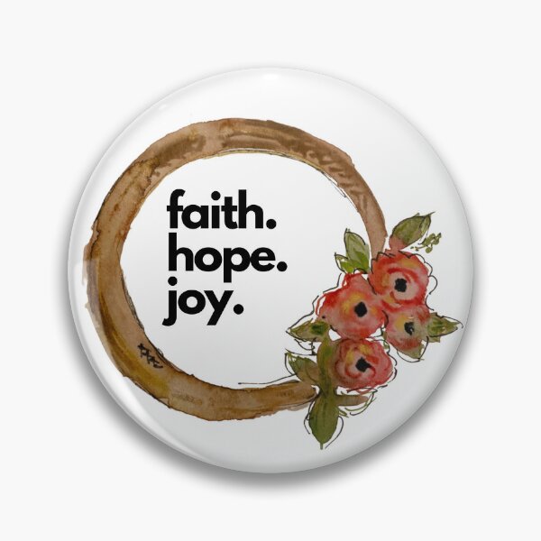 Item preview, faith. hope. joy.  designed and sold by GinaModernArt.