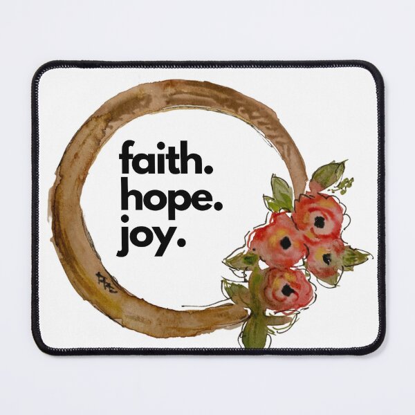 Item preview, faith. hope. joy.  designed and sold by GinaModernArt.