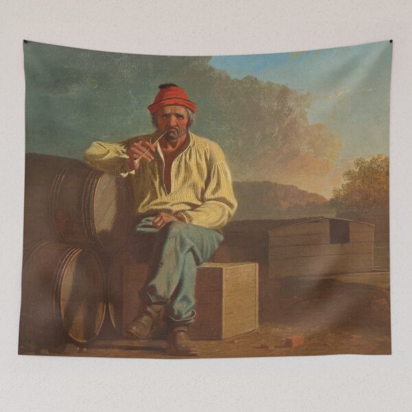 Item preview, Mississippi Boatman | George Caleb Bingham | 1850 American Art designed and sold by CJET.