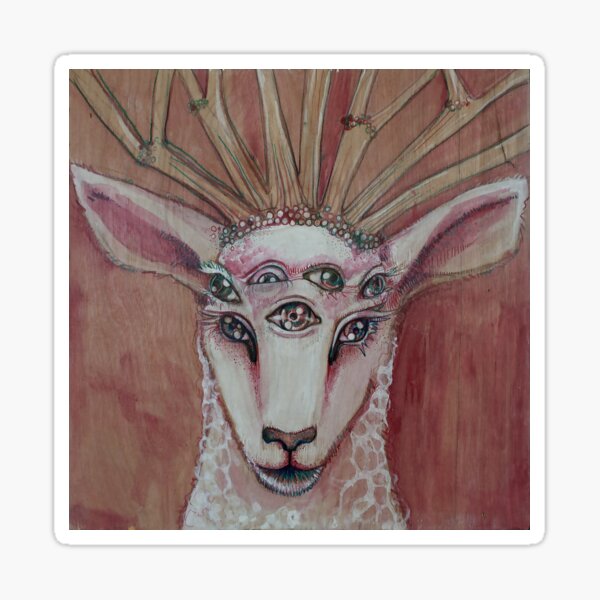 Lamb that was Slain (painting) Sticker