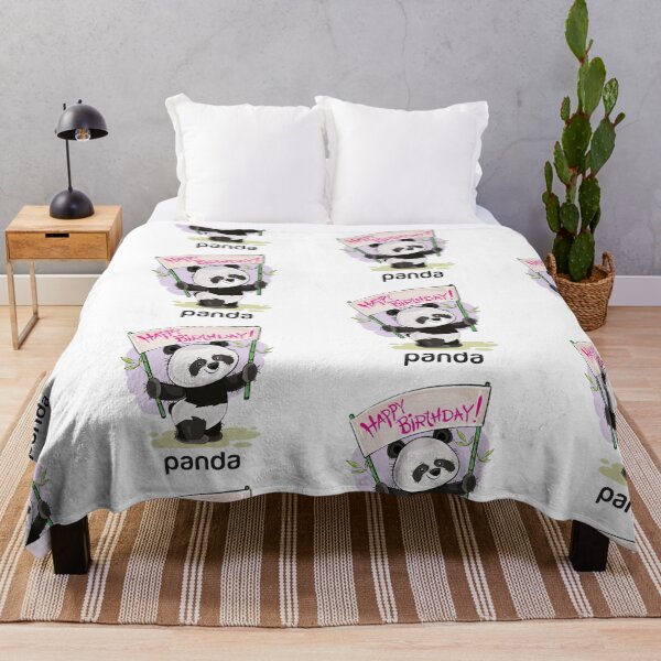 Item preview, Cartoon little panda.Happy birthday designed and sold by Fufustyle.