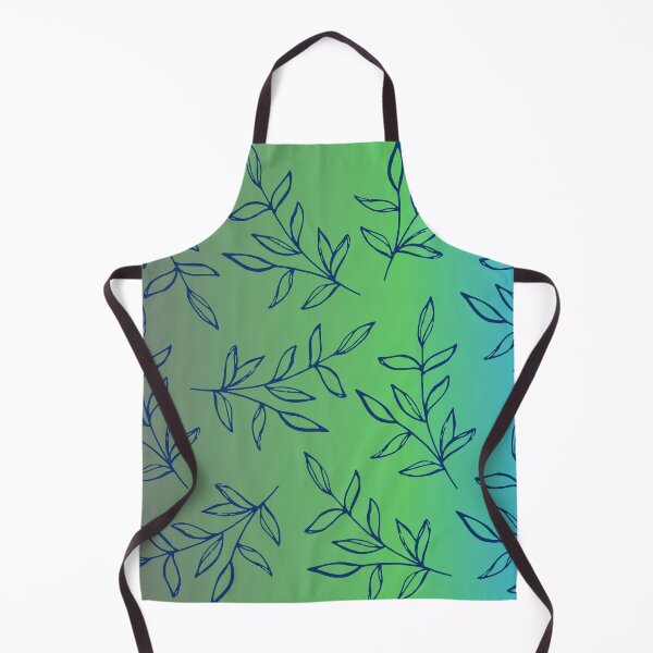 Item preview, Green Gradient Wave of Dark Leaves designed and sold by designlee.