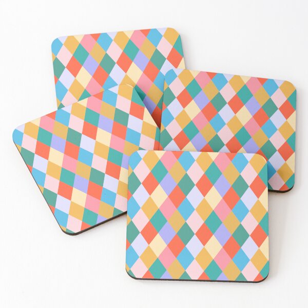 Item preview, Colorful Diamond Geometric Shape Pattern designed and sold by Ceyda Bolat.