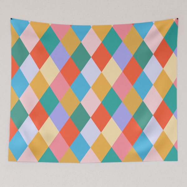 Item preview, Colorful Diamond Geometric Shape Pattern designed and sold by Ceyda Bolat.