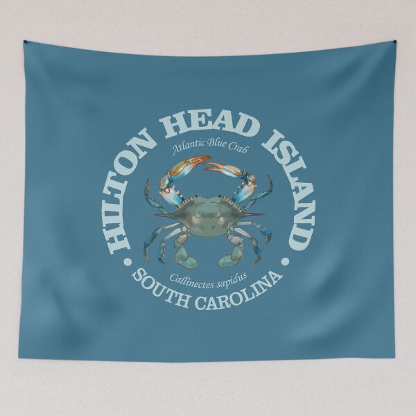 Item preview, Hilton Head Island (blue crab) designed and sold by curranmorgan.
