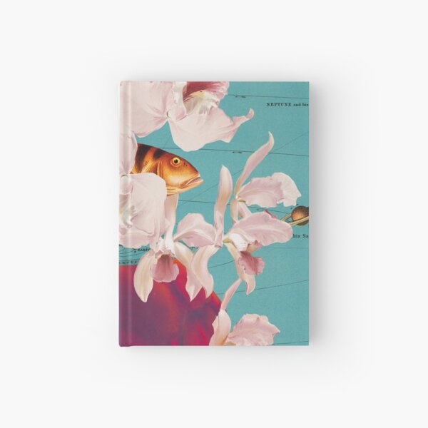 Your Heart Flower Fish Solar System Hardcover Journal