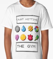Pokemon hitting the gym Long T-Shirt