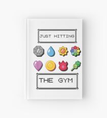 Pokemon hitting the gym Hardcover Journal
