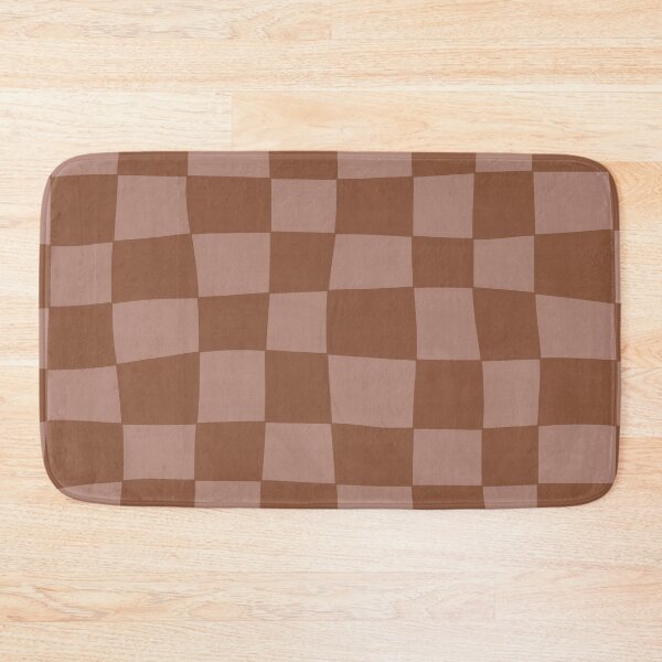 Item preview, Hand Drawn Checkerboard Pattern (spice brown/tan) designed and sold by Design Minds Boutique.