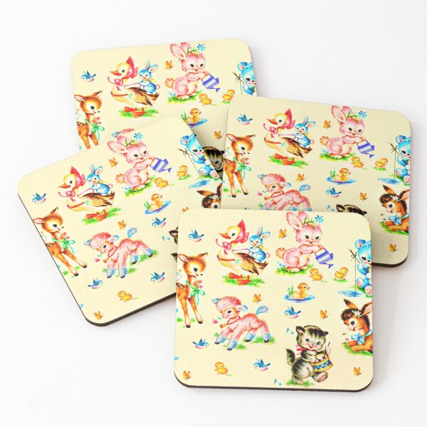 Item preview, Cute Vintage Baby Animals  designed and sold by funhousejen.