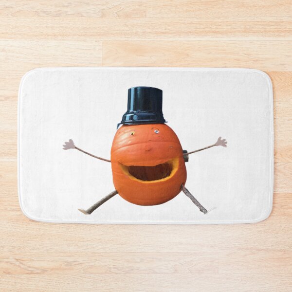 Item preview, Yellow funny pumpkin in a black hat  designed and sold by ErisMerch.