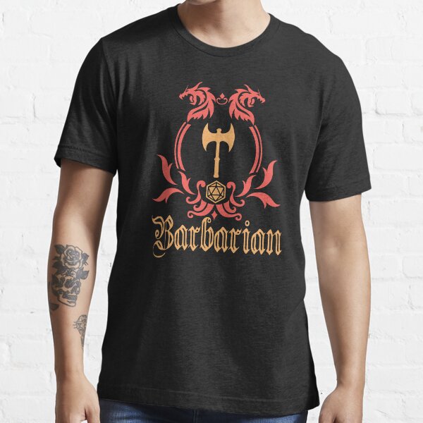 d&d barbarian shirt