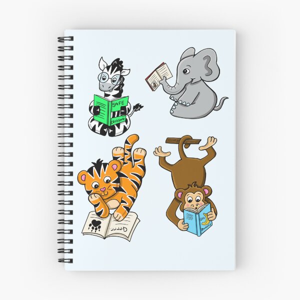 Item preview, Animals Reading  designed and sold by Katy Vaughan.
