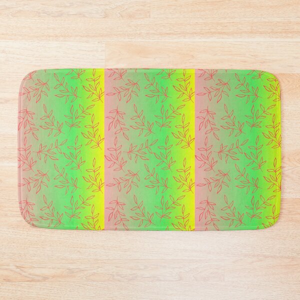 Item preview, Colorful Gradient Wave with Red Leaves designed and sold by designlee.
