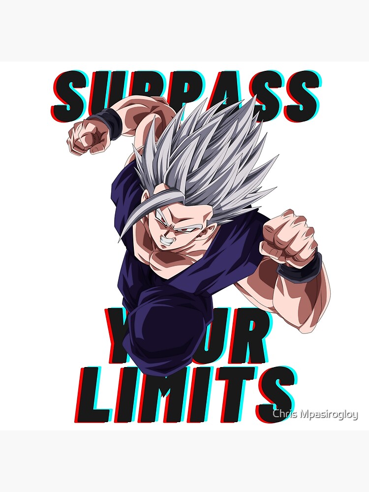 Goku Super Saiyan Blue Kaioken x20 / Surpass Your Limits Poster for Sale  by fitainment