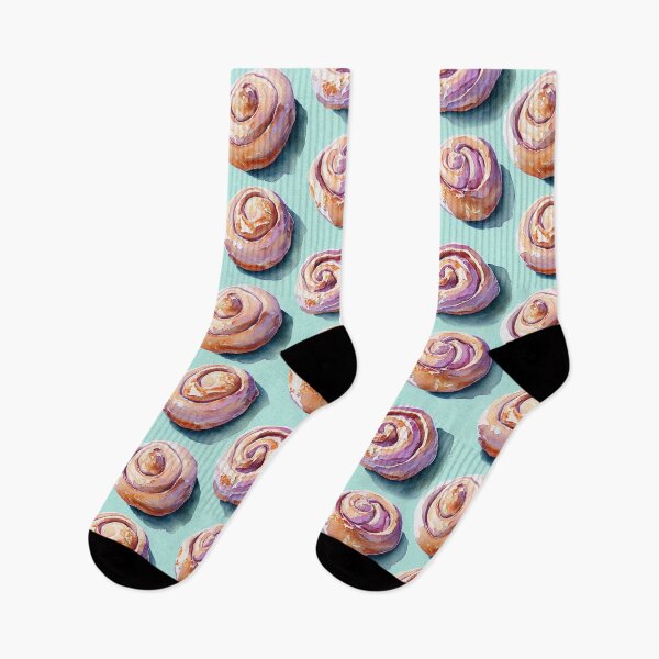 Item preview, Watercolor cinnamon bun pattern designed and sold by my-moody-place.
