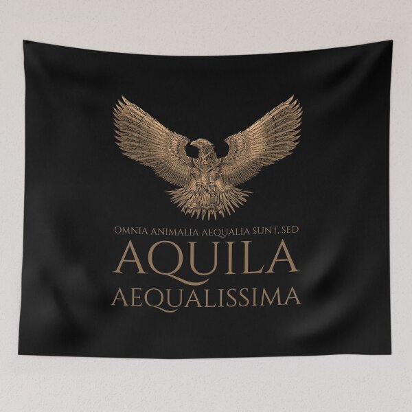 Item preview, All animals are equal, but the eagle is the most equal - Ancient Roman History - SPQR Classical Latin - Steampunk Eagle designed and sold by Styrman.