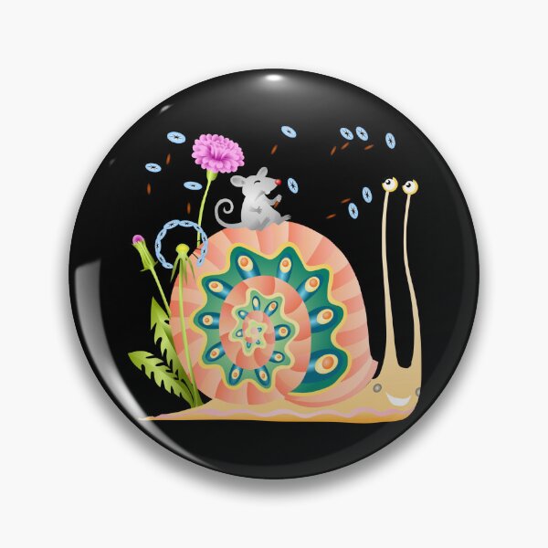 Item preview, Snail with Flowers Floral Bow Tie Cute Mother's Day Snail Animal  designed and sold by Paula Helit.