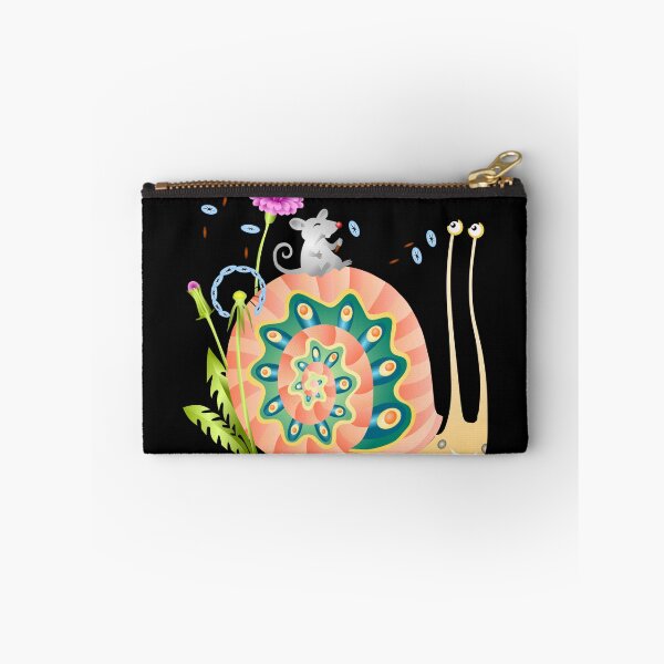 Item preview, Snail with Flowers Floral Bow Tie Cute Mother's Day Snail Animal  designed and sold by Paula Helit.