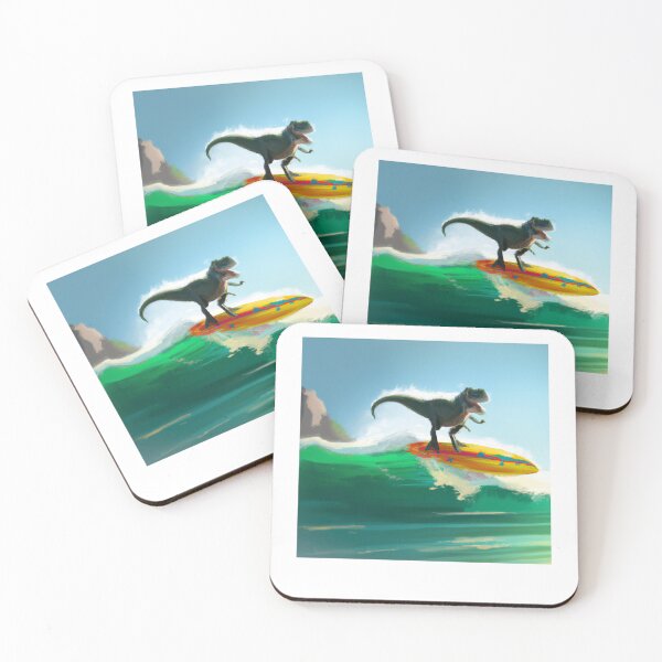 Item preview, Humor | T-Rex | Dinos | Dinosaurs | Surfing T-Rex | Gift for Dino Fans | Coolest | Fun designed and sold by PublicusApparel.