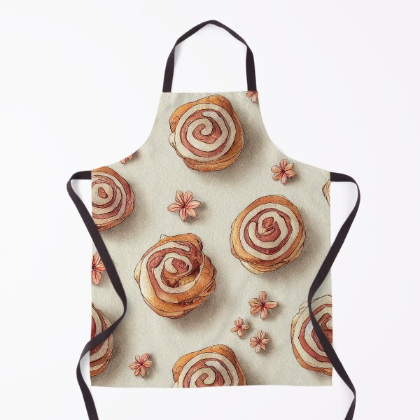 Item preview, Watercolor cinnamon bun pattern designed and sold by my-moody-place.