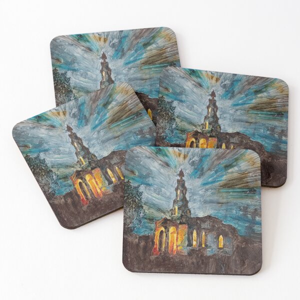Item preview, Night church designed and sold by GoldsteinART.
