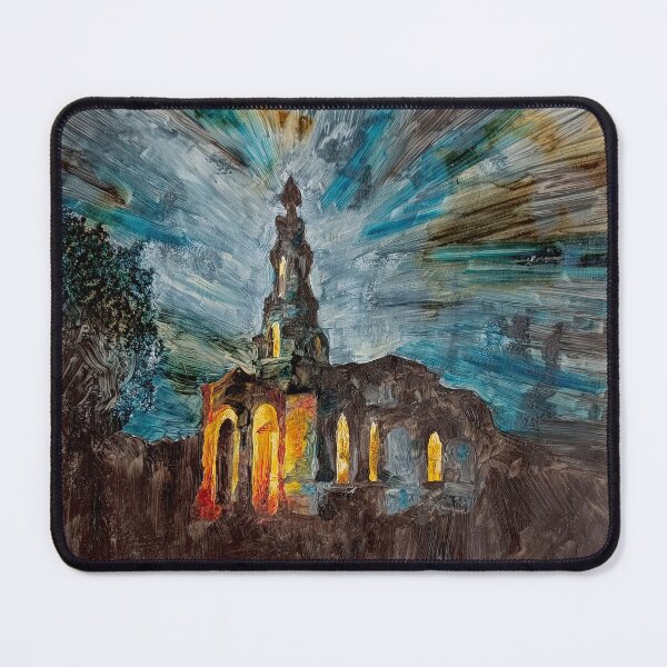 Item preview, Night church designed and sold by GoldsteinART.