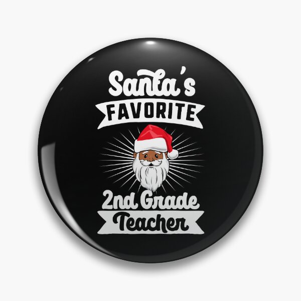 Item preview, El maestro de segundo grado favorito de Papá Noel Black Santa Melanin Christmas designed and sold by QueenOfPrint.